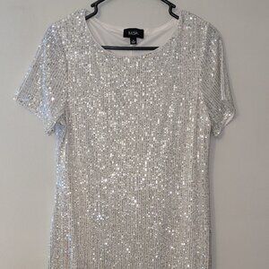 Sparkly White Dress
